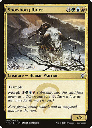 Snowhorn Rider [Khans of Tarkir] | Arkham Games and Comics