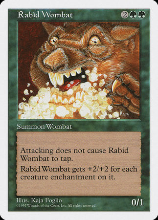 Rabid Wombat [Fifth Edition] | Arkham Games and Comics