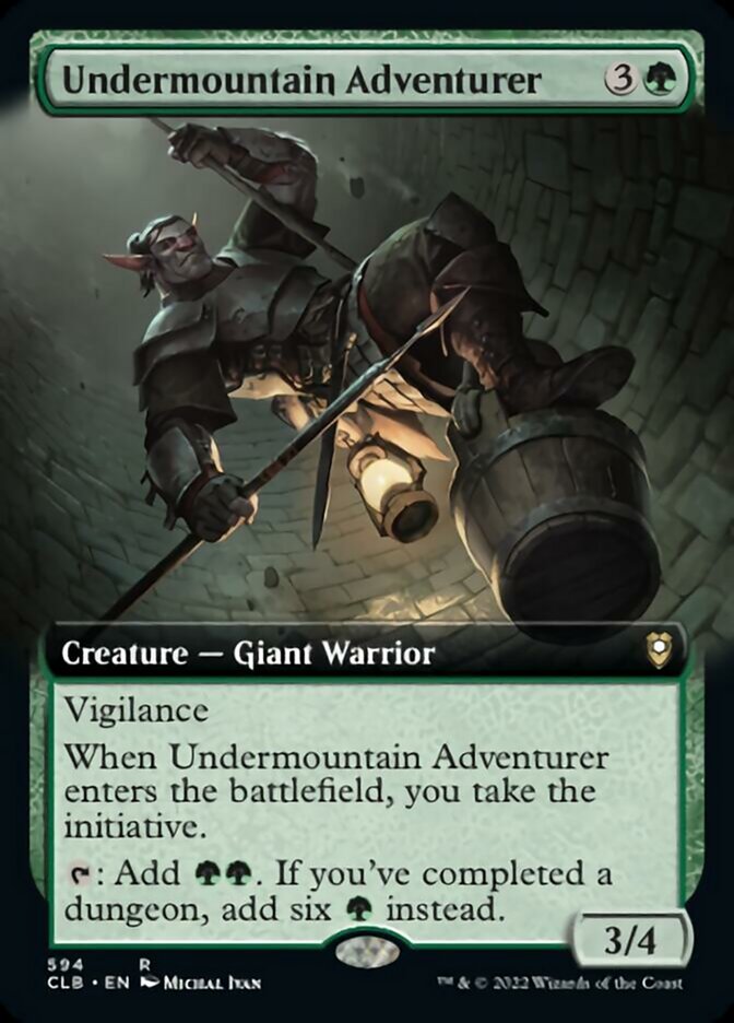 Undermountain Adventurer (Extended Art) [Commander Legends: Battle for Baldur's Gate] | Arkham Games and Comics