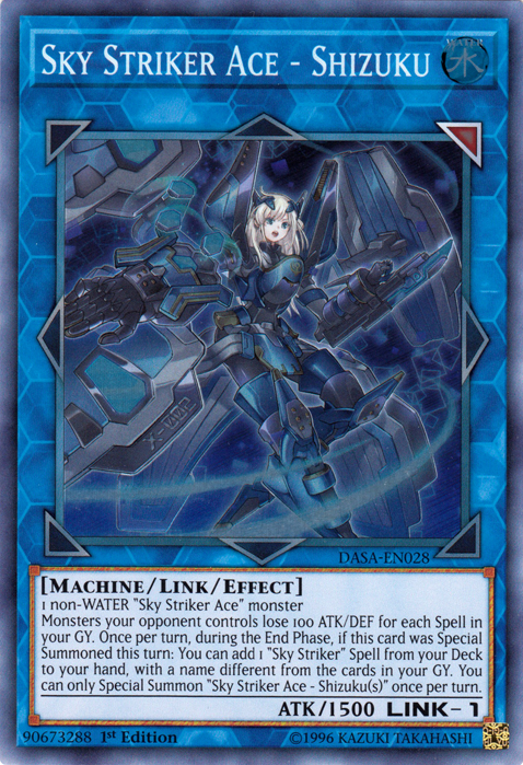 Sky Striker Ace - Shizuku [DASA-EN028] Super Rare | Arkham Games and Comics