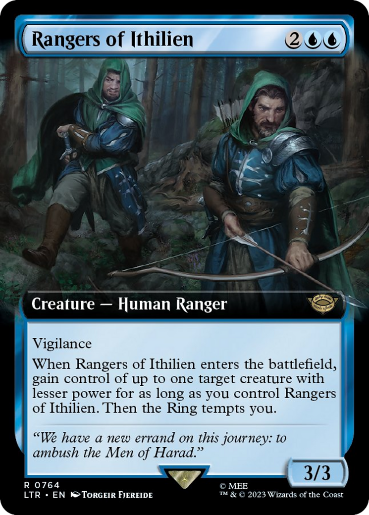 Rangers of Ithilien (Extended Art) (Surge Foil) [The Lord of the Rings: Tales of Middle-Earth] | Arkham Games and Comics