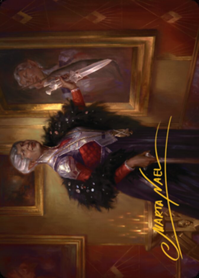 Evelyn, the Covetous Art Card (Gold-Stamped Signature) [Streets of New Capenna Art Series] | Arkham Games and Comics