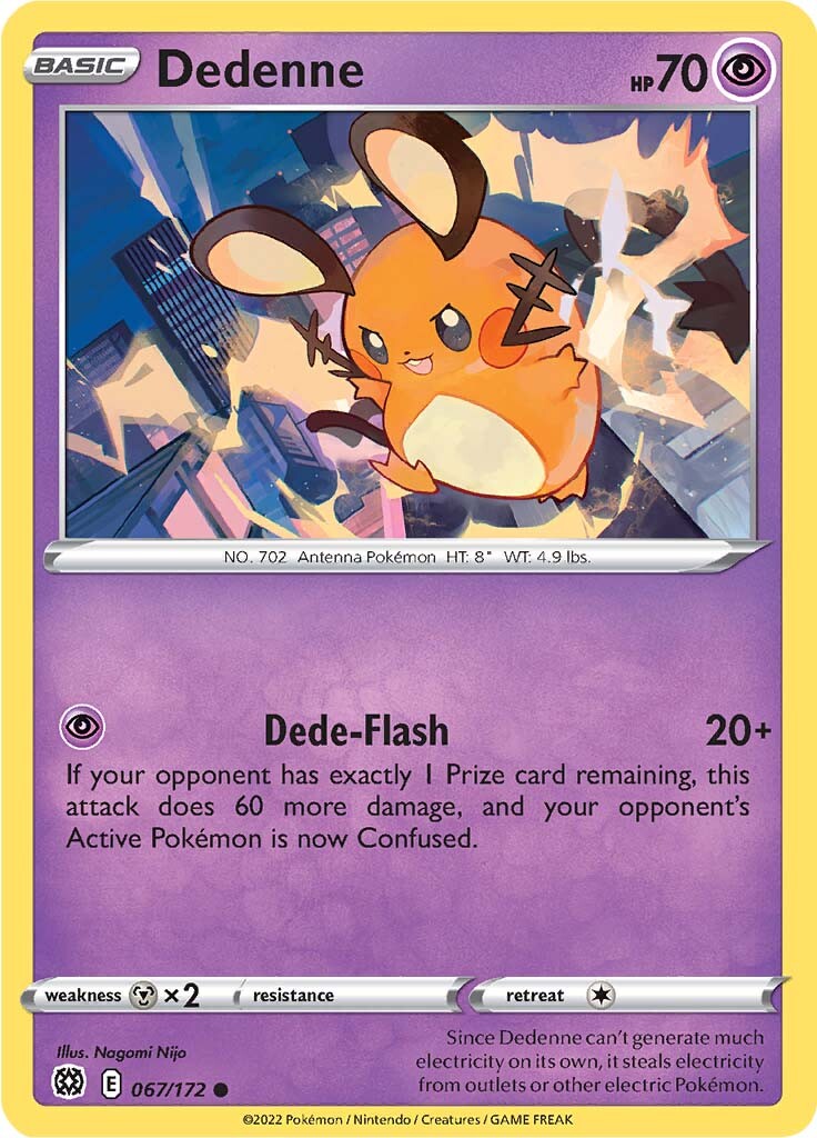 Dedenne (067/172) [Sword & Shield: Brilliant Stars] | Arkham Games and Comics