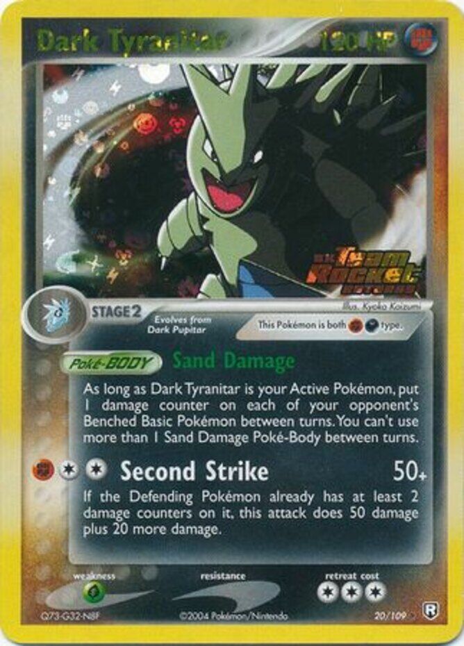 Dark Tyranitar (20/109) (Stamped) [EX: Team Rocket Returns] | Arkham Games and Comics