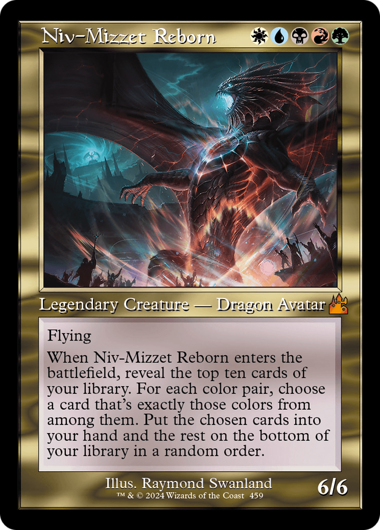 Niv-Mizzet Reborn (Retro Frame) [Ravnica Remastered] | Arkham Games and Comics