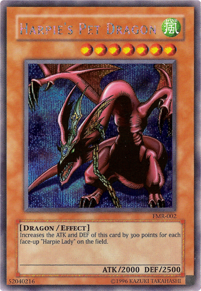 Harpie's Pet Dragon (Forbidden Memories) [FMR-002] Prismatic Secret Rare | Arkham Games and Comics