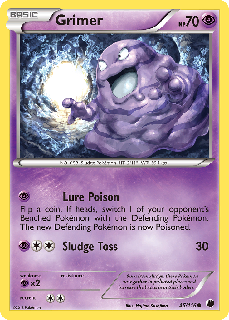 Grimer (45/116) [Black & White: Plasma Freeze] | Arkham Games and Comics