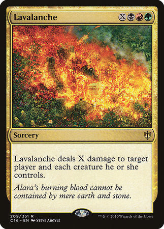 Lavalanche [Commander 2016] | Arkham Games and Comics