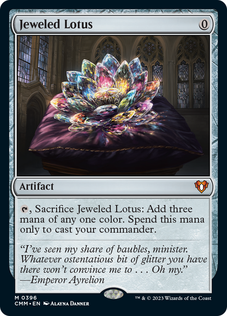 Jeweled Lotus [Commander Masters] | Arkham Games and Comics