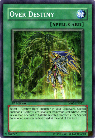 Over Destiny [DP05-EN021] Super Rare | Arkham Games and Comics