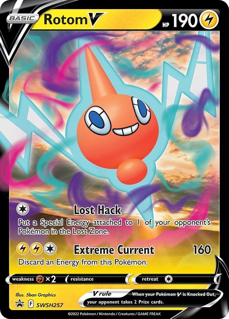 Rotom V (SWSH257) [Sword & Shield: Black Star Promos] | Arkham Games and Comics