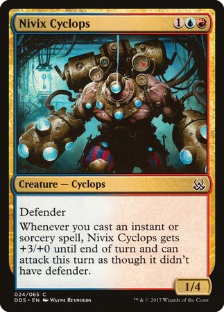 Nivix Cyclops [Duel Decks: Mind vs. Might] | Arkham Games and Comics