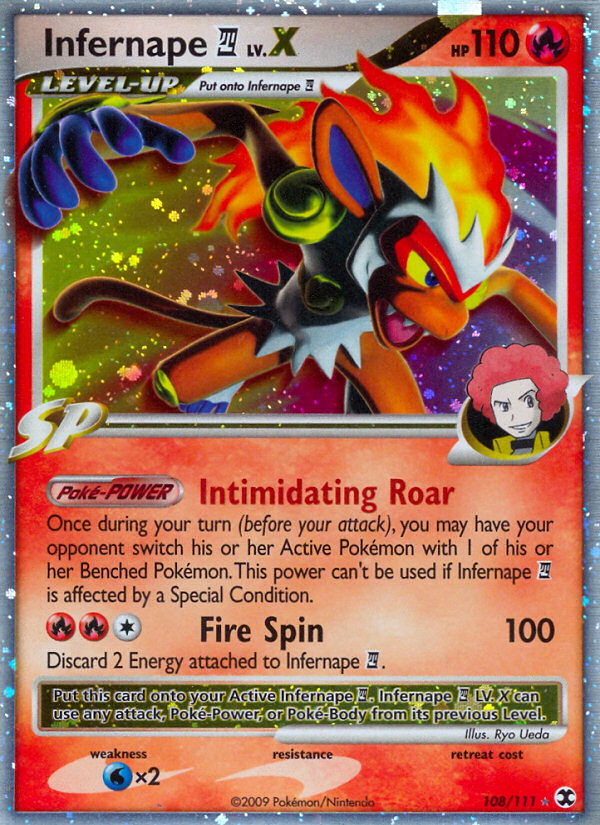 Infernape LV.X (108/111) [Platinum: Rising Rivals] | Arkham Games and Comics