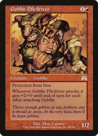 Goblin Piledriver [Onslaught] | Arkham Games and Comics