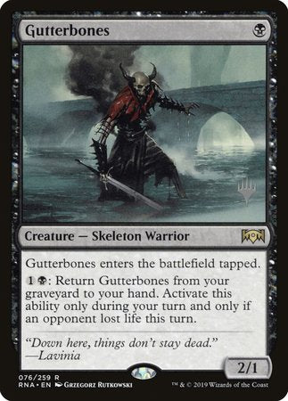 Gutterbones [Ravnica Allegiance Promos] | Arkham Games and Comics