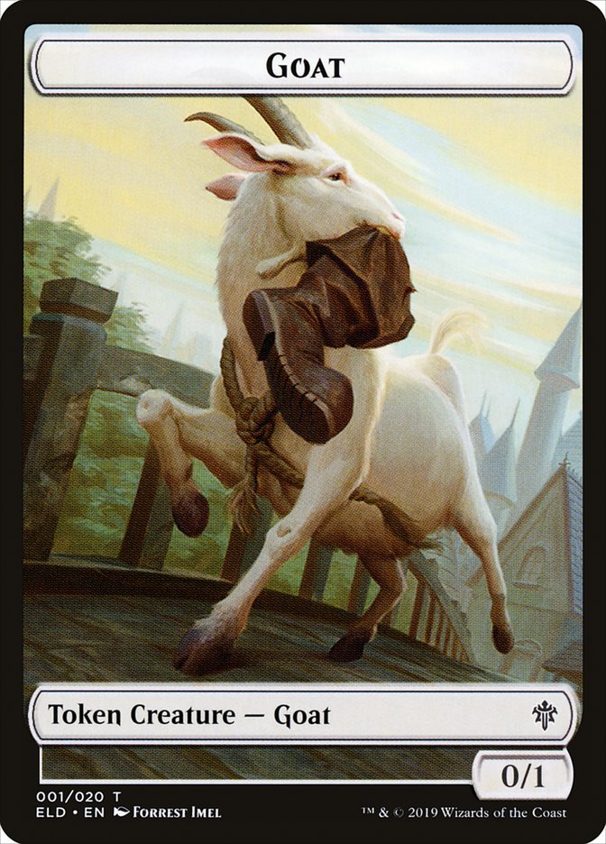 Goat [Throne of Eldraine Tokens] | Arkham Games and Comics