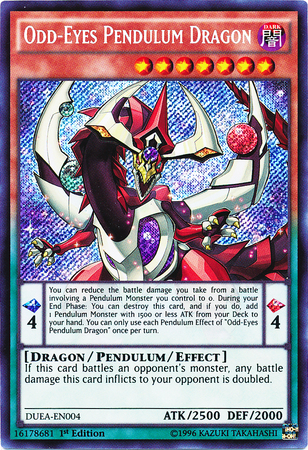 Odd-Eyes Pendulum Dragon [DUEA-EN004] Secret Rare | Arkham Games and Comics