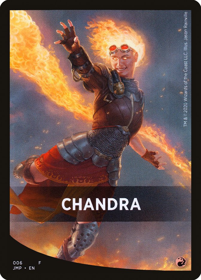 Chandra Theme Card [Jumpstart Front Cards] | Arkham Games and Comics