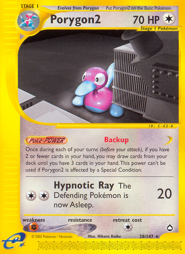 Porygon2 (28/147) [Aquapolis] | Arkham Games and Comics