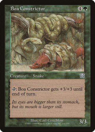 Boa Constrictor [Mercadian Masques] | Arkham Games and Comics