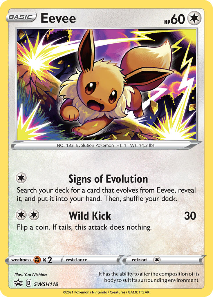 Eevee (SWSH118) [Sword & Shield: Black Star Promos] | Arkham Games and Comics