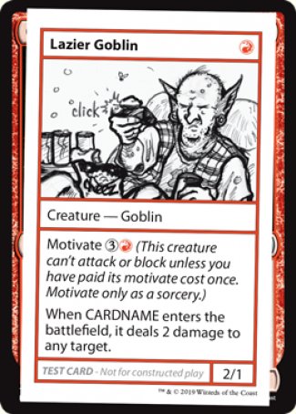 Lazier Goblin (2021 Edition) [Mystery Booster Playtest Cards] | Arkham Games and Comics