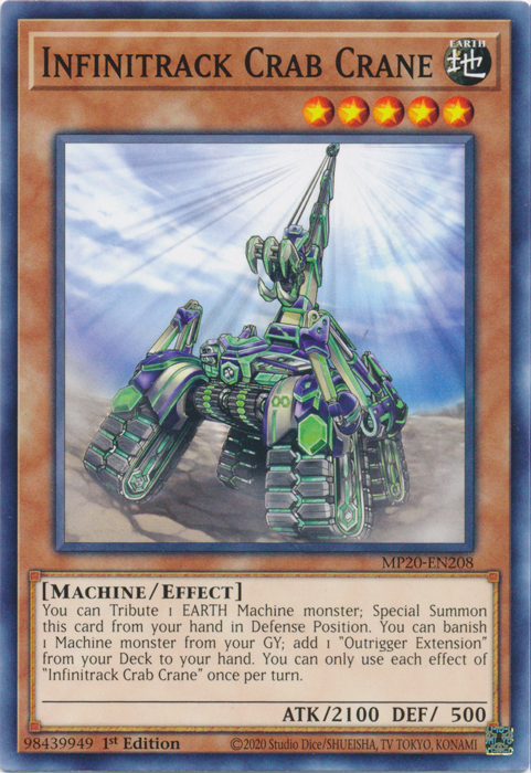 Infinitrack Crab Crane [MP20-EN208] Common | Arkham Games and Comics