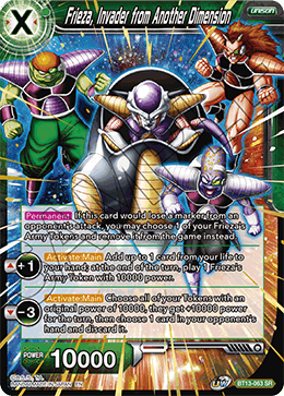 Frieza, Invader from Another Dimension (Super Rare) [BT13-063] | Arkham Games and Comics