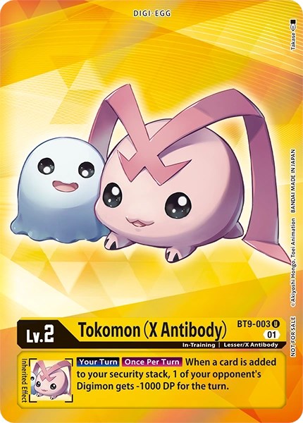 Tokomon (X Antibody) [BT9-003] (Alternative Art - Box Topper) [X Record] | Arkham Games and Comics