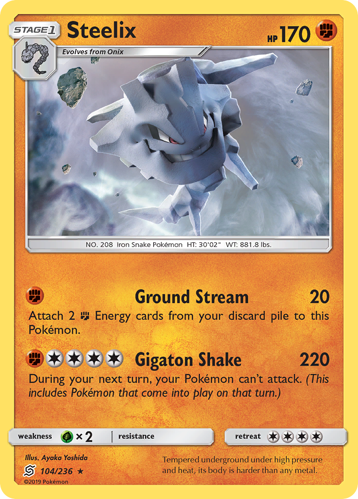 Steelix (104/236) [Sun & Moon: Unified Minds] | Arkham Games and Comics