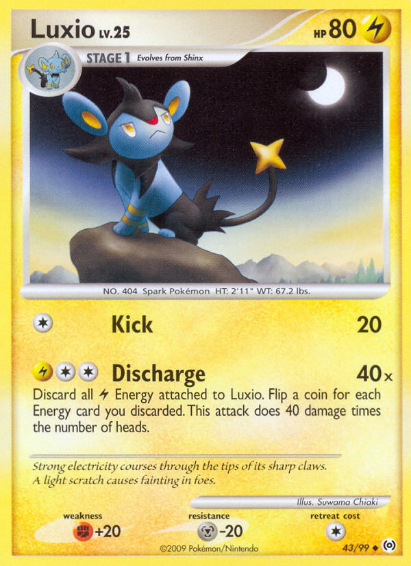 Luxio (43/99) [Platinum: Arceus] | Arkham Games and Comics