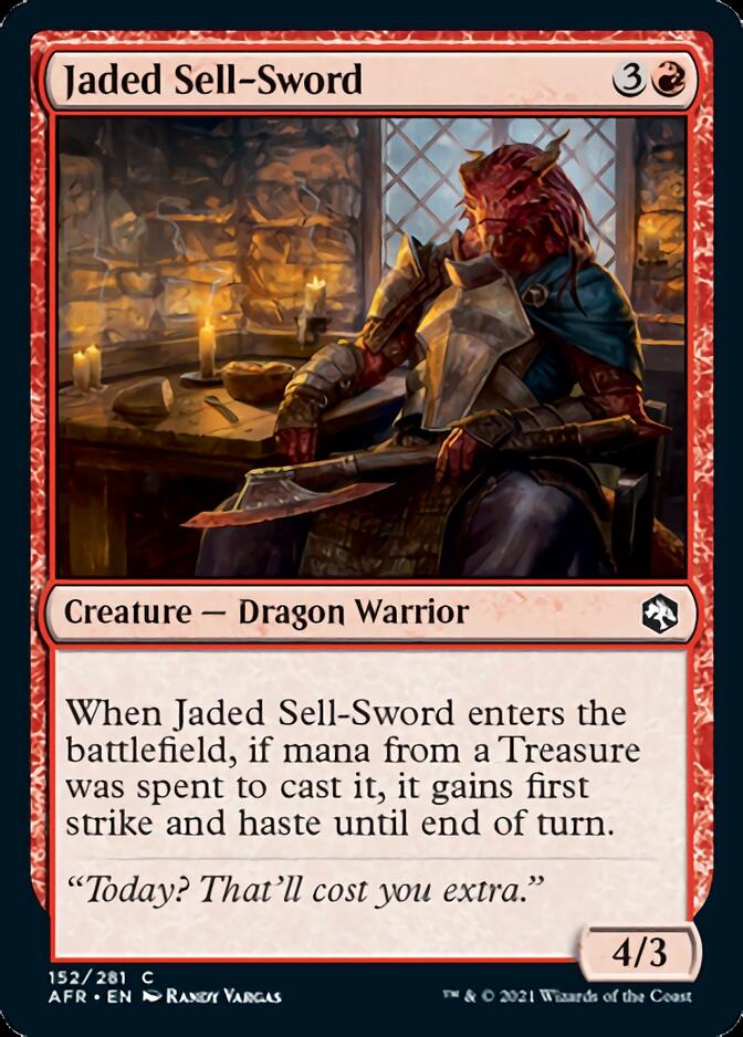 Jaded Sell-Sword [Dungeons & Dragons: Adventures in the Forgotten Realms] | Arkham Games and Comics