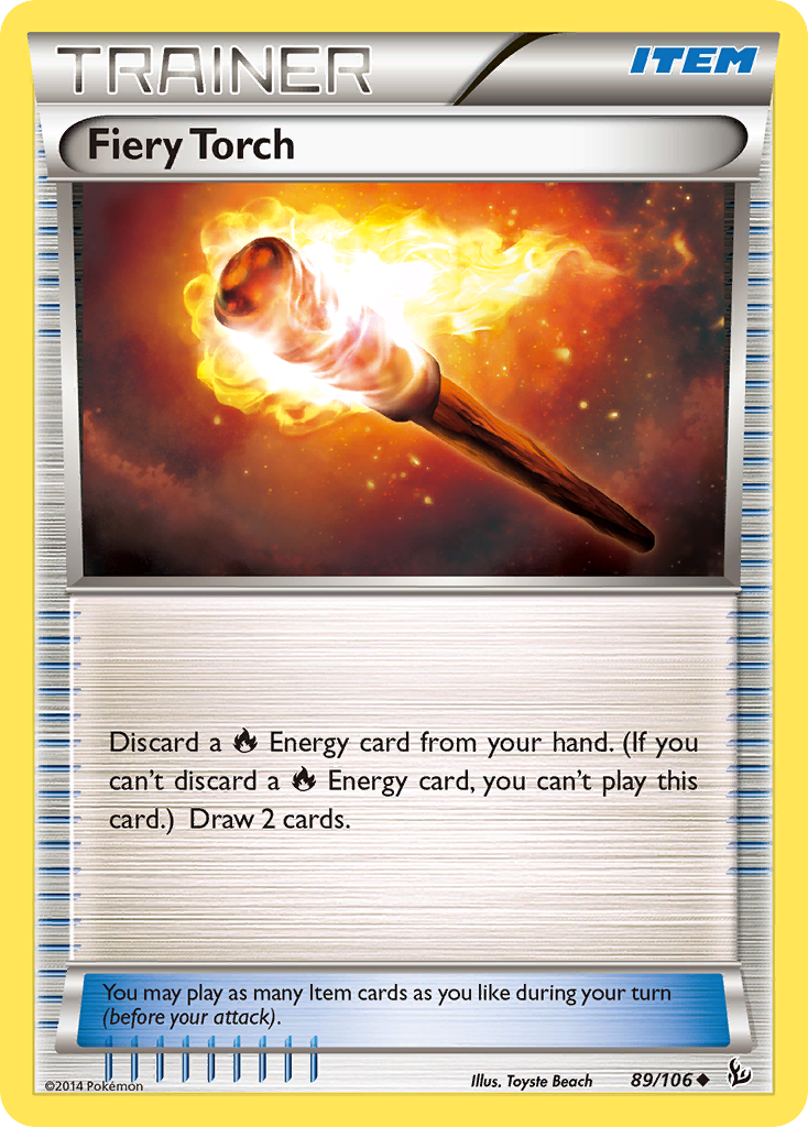 Fiery Torch (89/106) [XY: Flashfire] | Arkham Games and Comics