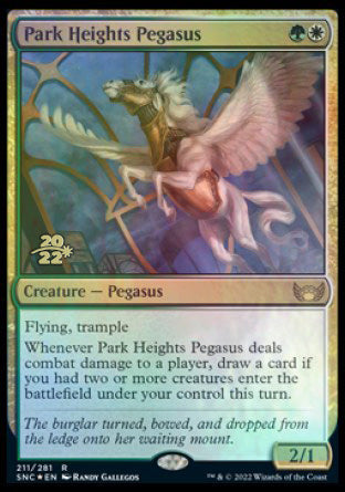 Park Heights Pegasus [Streets of New Capenna Prerelease Promos] | Arkham Games and Comics