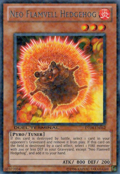 Neo Flamvell Hedgehog [DT04-EN062] Rare | Arkham Games and Comics