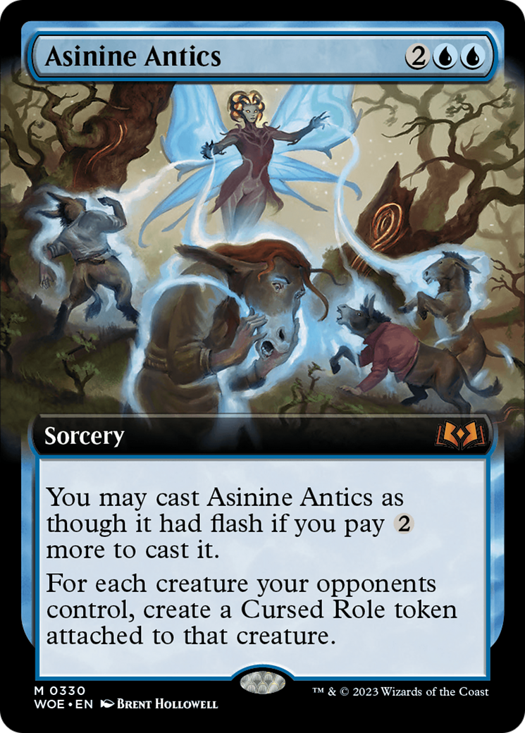 Asinine Antics (Extended Art) [Wilds of Eldraine] | Arkham Games and Comics