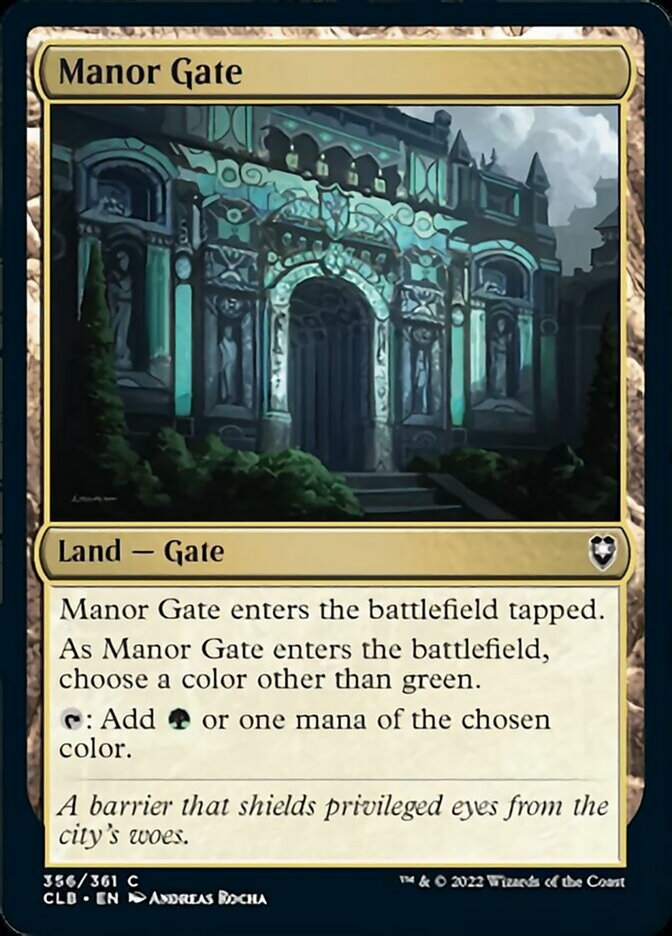 Manor Gate [Commander Legends: Battle for Baldur's Gate] | Arkham Games and Comics