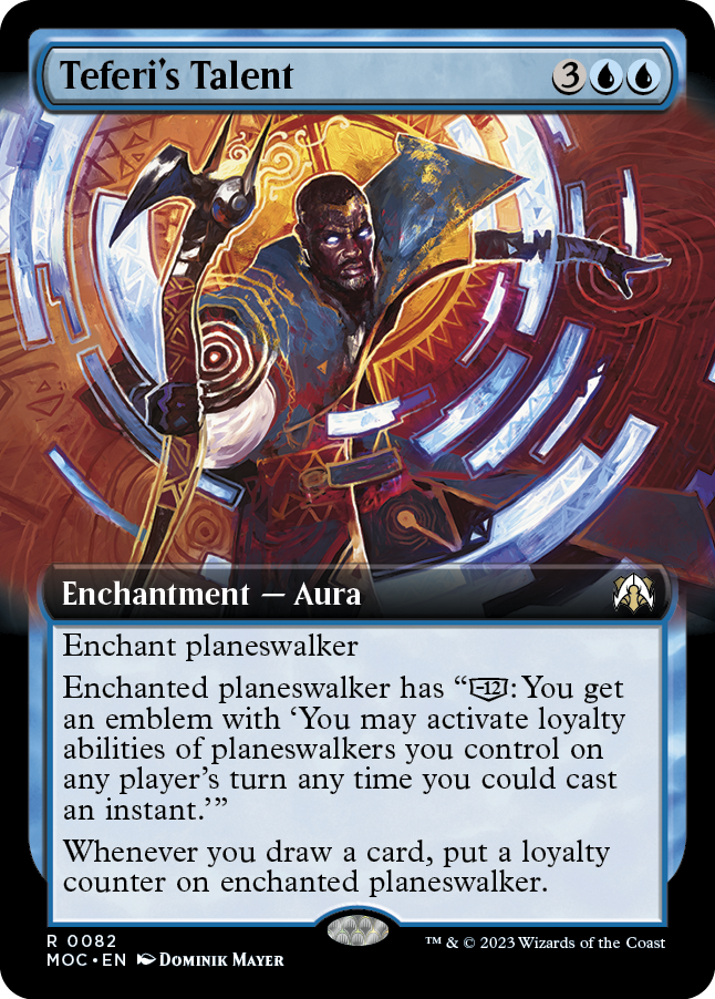 Teferi's Talent (Extended Art) [March of the Machine Commander] | Arkham Games and Comics