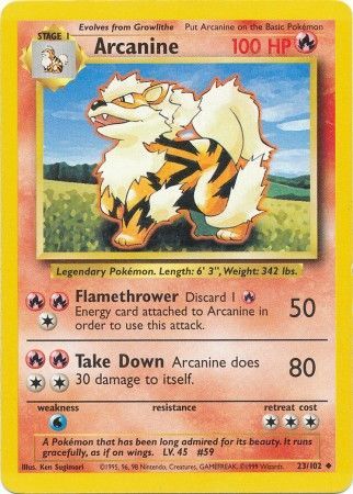 Arcanine (23/102) [Base Set Unlimited] | Arkham Games and Comics