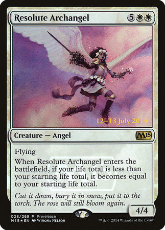 Resolute Archangel [Magic 2015 Promos] | Arkham Games and Comics