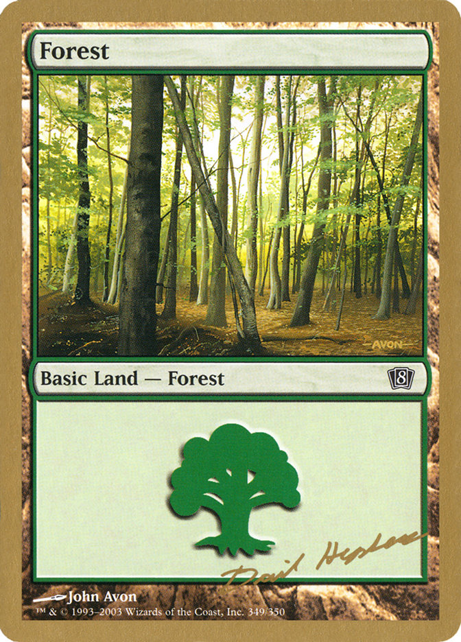 Forest (dh349) (Dave Humpherys) [World Championship Decks 2003] | Arkham Games and Comics