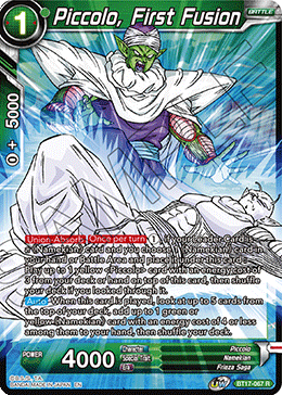 Piccolo, First Fusion (BT17-067) [Ultimate Squad] | Arkham Games and Comics