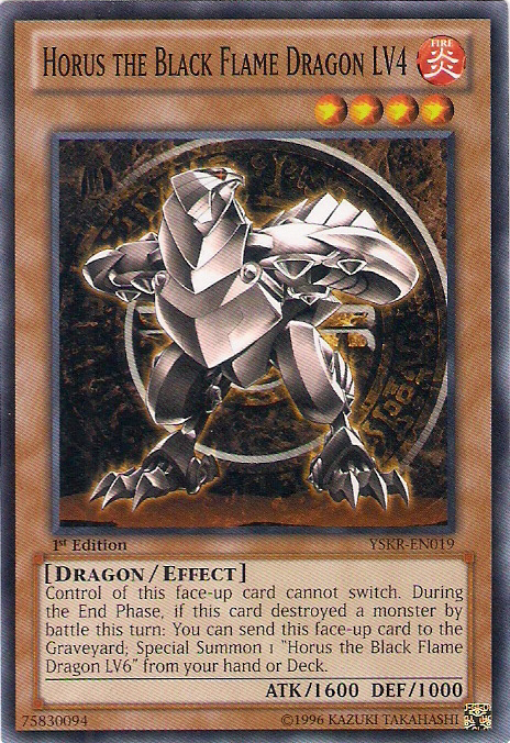 Horus the Black Flame Dragon LV4 [YSKR-EN019] Common | Arkham Games and Comics