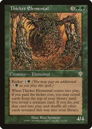 Thicket Elemental [Invasion] | Arkham Games and Comics