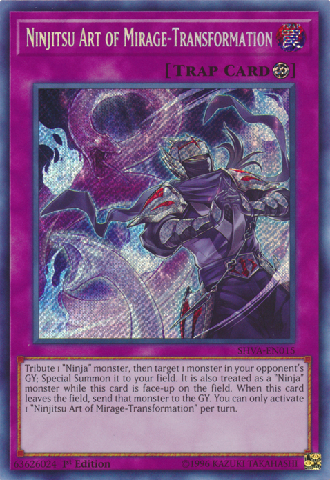 Ninjitsu Art of Mirage-Transformation [SHVA-EN015] Secret Rare | Arkham Games and Comics