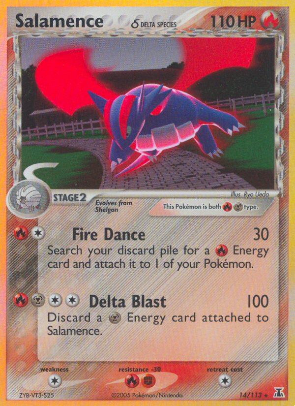 Salamence (14/113) (Delta Species) [EX: Delta Species] | Arkham Games and Comics