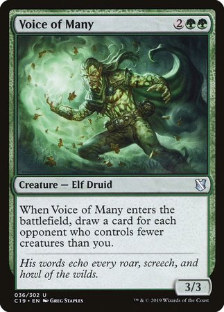 Voice of Many [Commander 2019] | Arkham Games and Comics