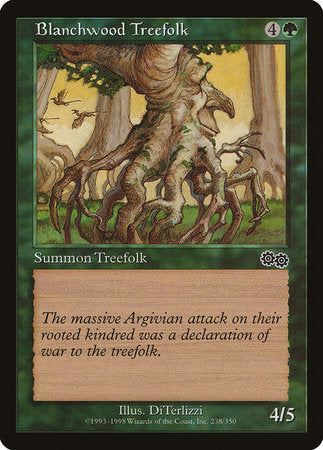 Blanchwood Treefolk [Urza's Saga] | Arkham Games and Comics