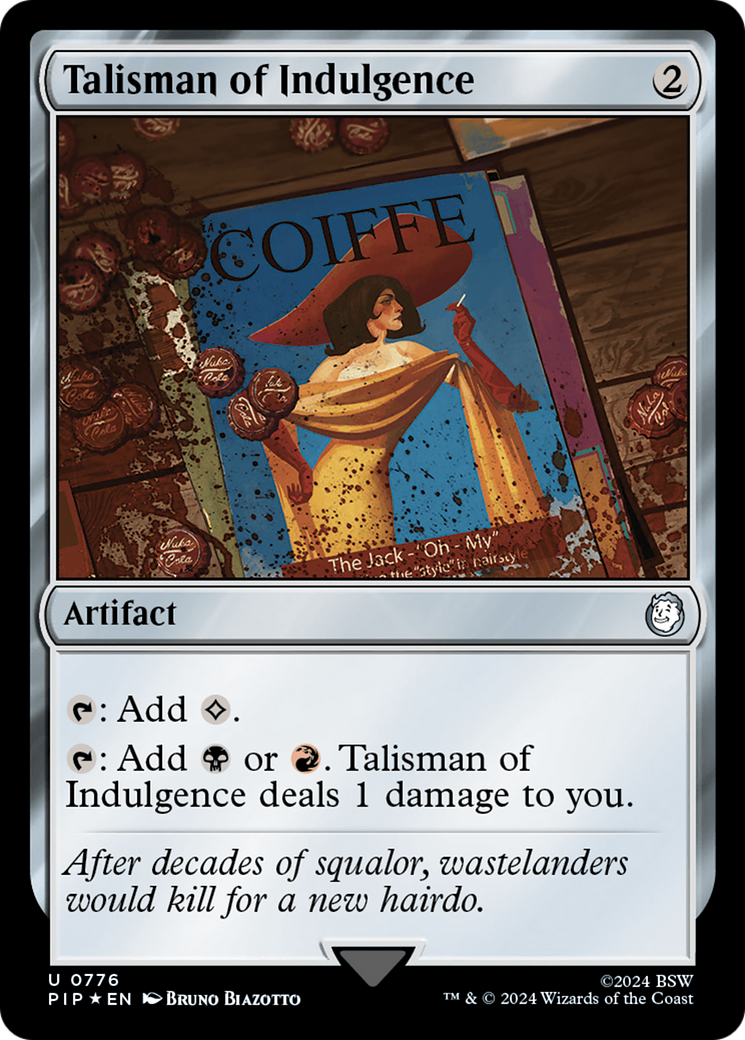 Talisman of Indulgence (Surge Foil) [Fallout] | Arkham Games and Comics