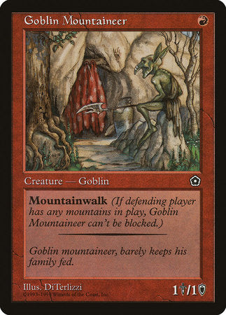 Goblin Mountaineer [Portal Second Age] | Arkham Games and Comics